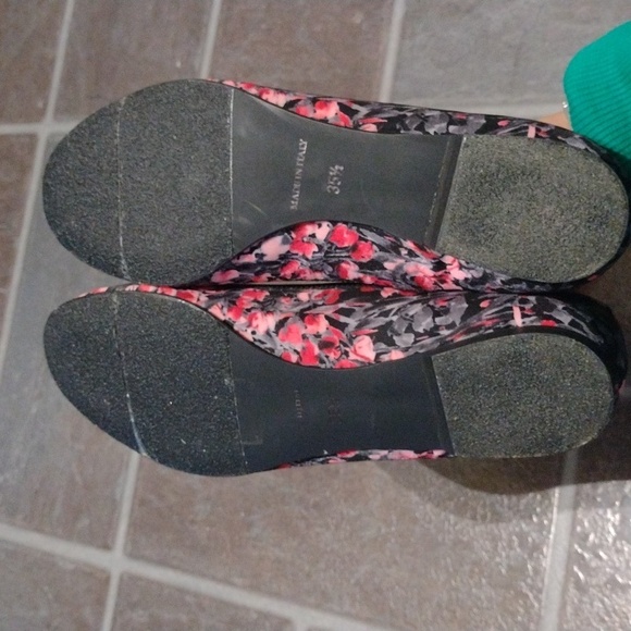 Red Valentino floral pink grey ballet bow flats size 35.5 - Picture 6 of 11